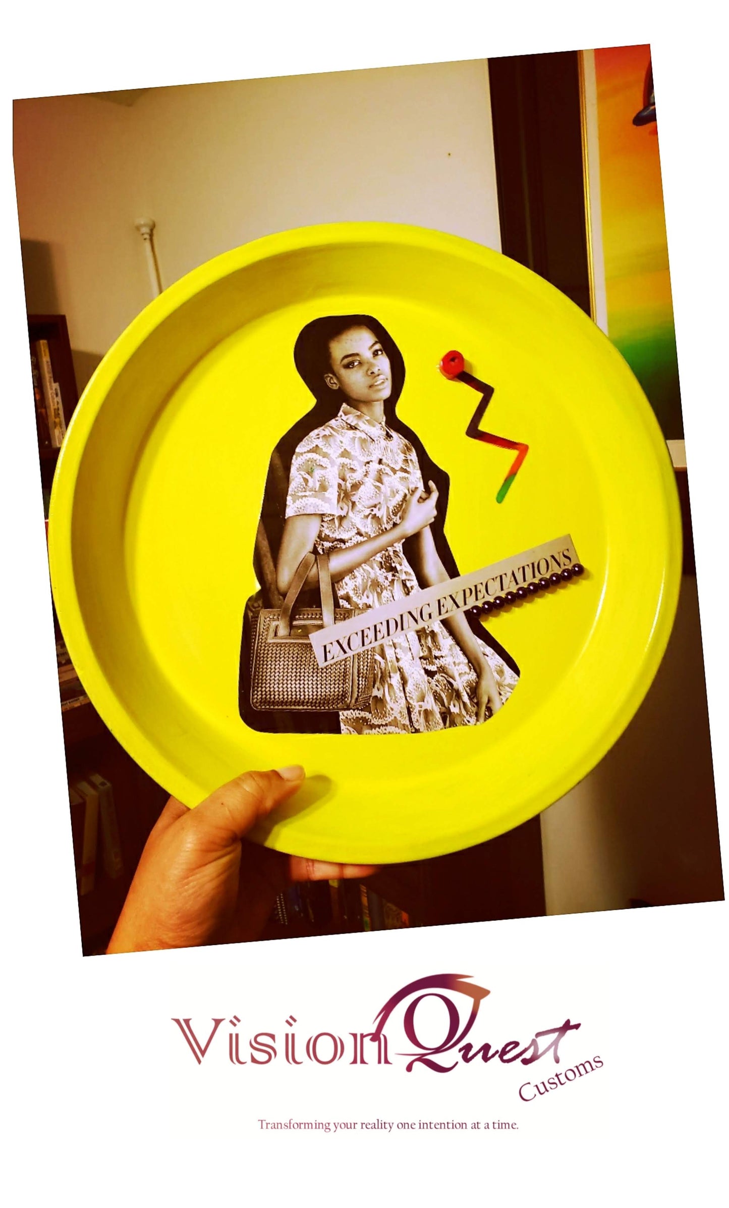 P2 | "Exceeding Expectations" | 14" Terracotta Medifestation Plate