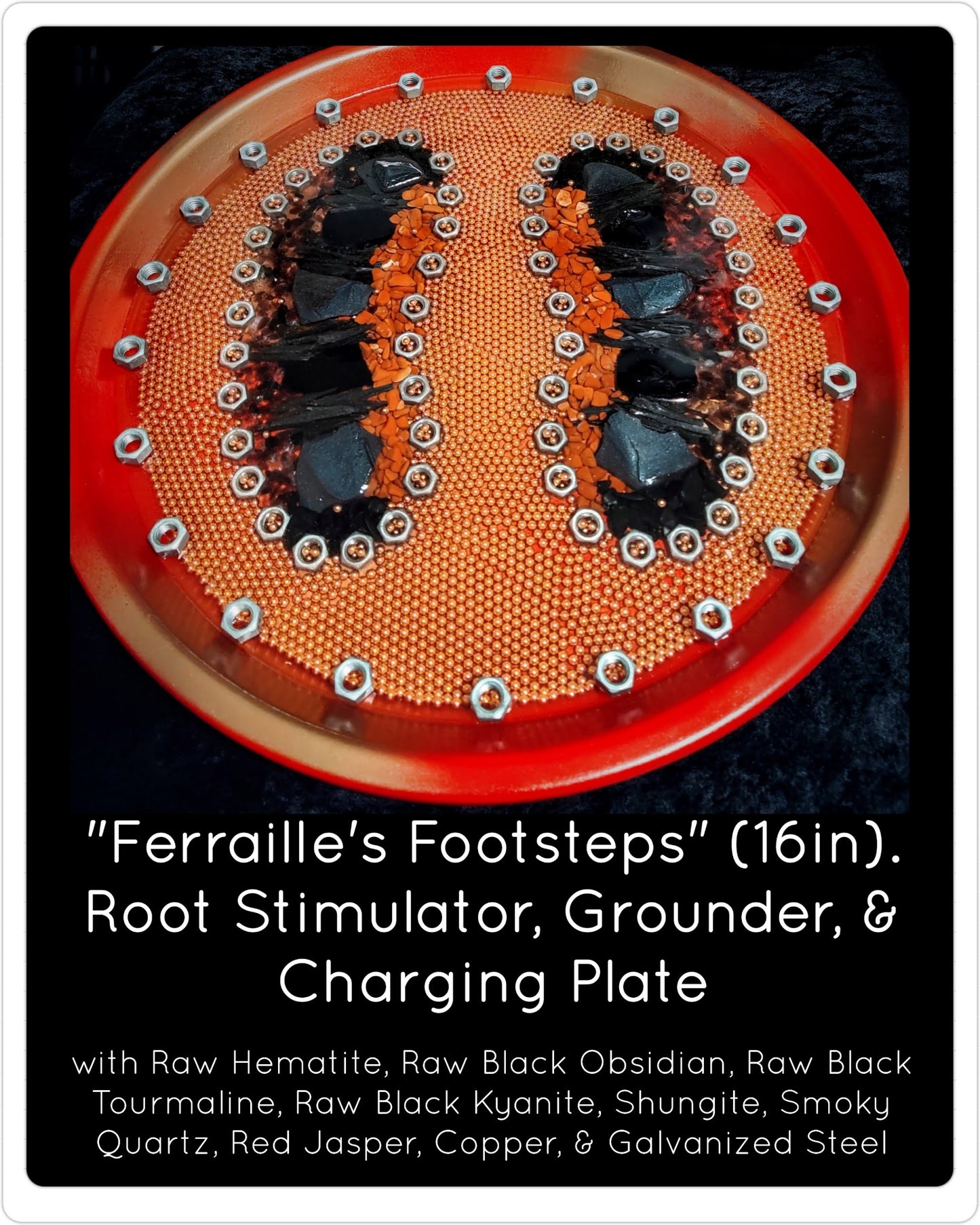 P8 | "Ferraille's Footsteps" | 16" Physical Root Stimulator, Grounder, & Charging Plate