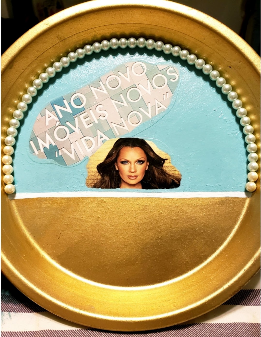 P5 | "Ano Novo" | 12" Terracotta Medifestation Plate
