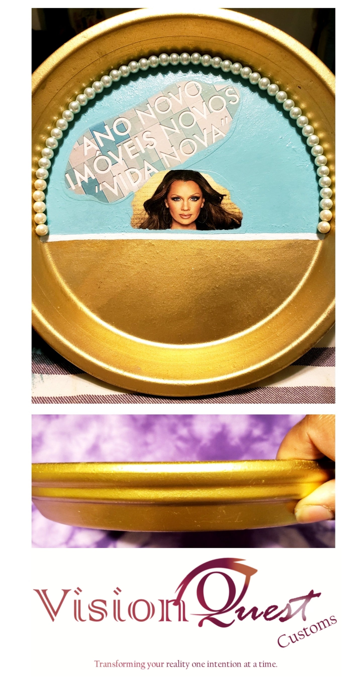 P5 | "Ano Novo" | 12" Terracotta Medifestation Plate