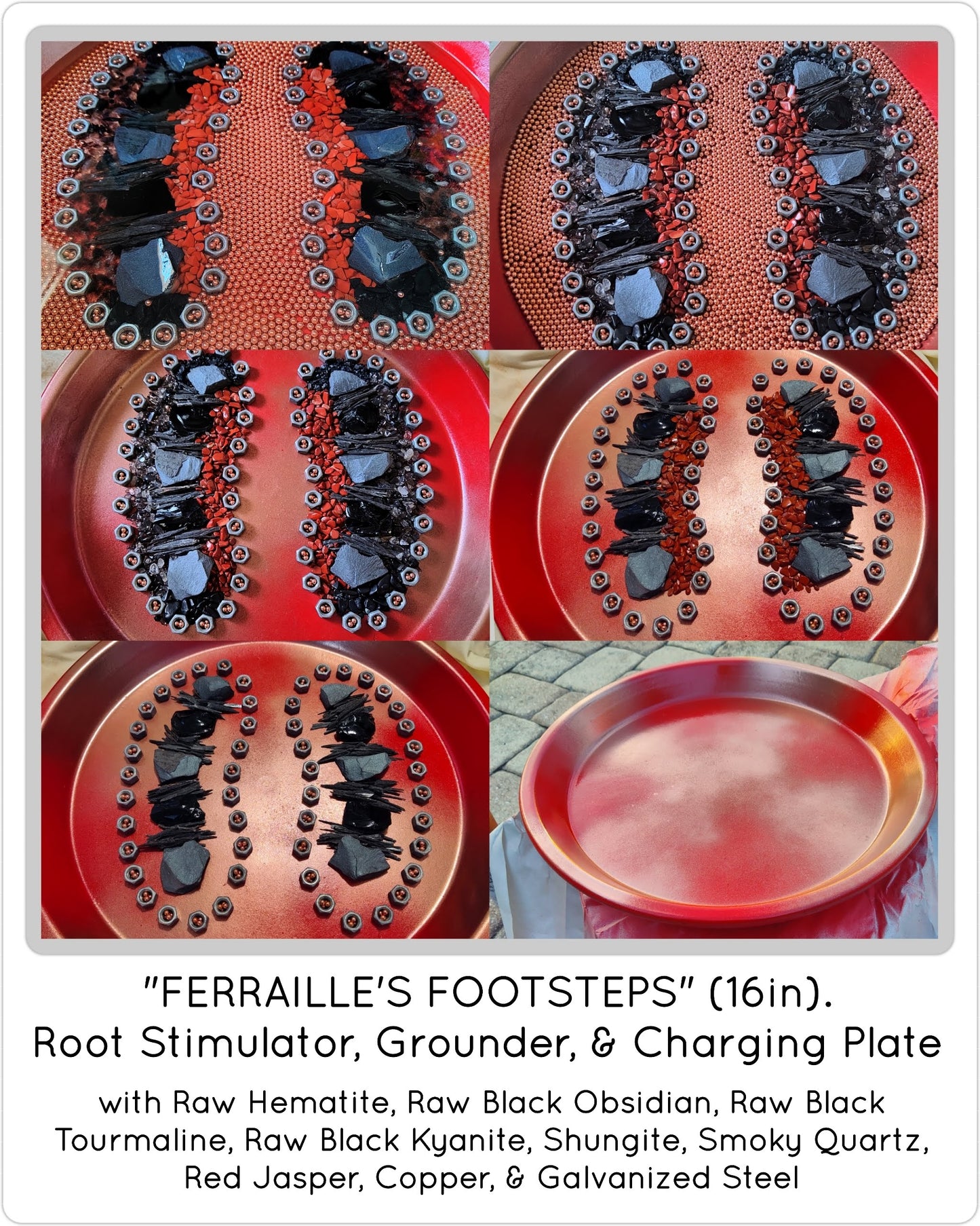 P8 | "Ferraille's Footsteps" | 16" Physical Root Stimulator, Grounder, & Charging Plate