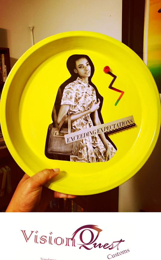 P2 | "Exceeding Expectations" | 14" Terracotta Medifestation Plate